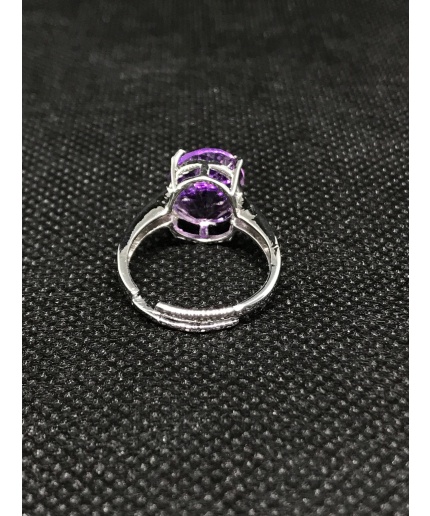 Natural Amethyst Ring, 925 Sterling Silver, Amethyst Engagement Ring, Amethyst Ring, Wedding Ring, Luxury Ring, Ring/Band, Oval Cut Ring | Save 33% - Rajasthan Living 3