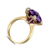 Natural Amethyst Ring, 14k Yellow Gold, Amethyst Engagement Ring, Amethyst Ring, Wedding Ring, Luxury Ring, Ring/Band, Round Cut Ring | Save 33% - Rajasthan Living 15