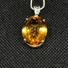 Natural Citrine Pendant, Engagement Pendent, Citrine Pendent, Woman Pendant, Pendant Necklace, Luxury Pendent, Oval Stone Pendent | Save 33% - Rajasthan Living 9