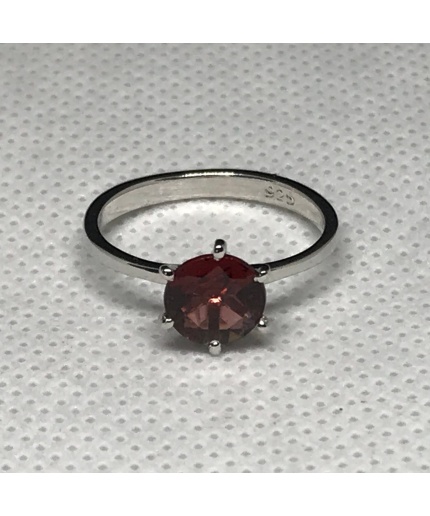 Natural Garnet Ring, 925 Sterling Sliver, Garnet Ring, Garnet Engagement Ring, Wedding Ring, luxury Ring, Ring/Band, Round cut Ring | Save 33% - Rajasthan Living 3