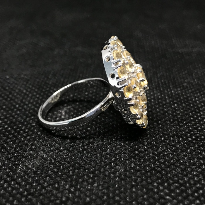 Natural Citrine Ring, 925 Sterling Sliver, Citrine Engagement Ring, Citrine Ring, Wedding Ring, luxury Ring, soliture Ring, Round cut Ring | Save 33% - Rajasthan Living 7