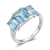 Natural Aquamarine Ring, 925 Sterling Silver, Aquamarine Ring, Engagement Ring, Wedding Ring, Luxury Ring, Ring/Band, Emerald Cut Ring | Save 33% - Rajasthan Living 11