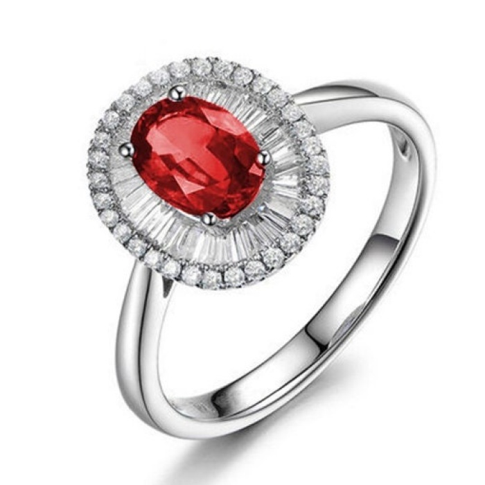 Ruby Woman Ring, Ruby Ring, 925 Sterling Silver Statement Ring, Engagement and Wedding Ring, Luxury Ring, Luxury Ring, Oval Cut Ring | Save 33% - Rajasthan Living 7