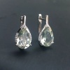 Natural Green Amethyst Drop Earrings, 925 Sterling Silver, Green Amethyst Earrings, Luxury Earrings, Green Amethyst Pear Earrings | Save 33% - Rajasthan Living 16