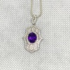 Amethyst Pendant, Engagement Pendent, Silver Amethyst Pendent, Woman Pendant, Pendant Necklace, Luxury Pendent, Oval Cut Stone Pendent | Save 33% - Rajasthan Living 9