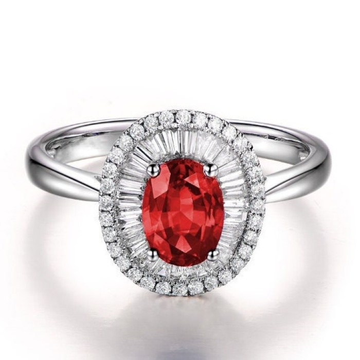 Ruby Woman Ring, Ruby Ring, 925 Sterling Silver Statement Ring, Engagement and Wedding Ring, Luxury Ring, Luxury Ring, Oval Cut Ring | Save 33% - Rajasthan Living 5