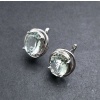 Natural Green Amethyst Drop Earrings, 925 Sterling Silver, Green Amethyst Earrings, Luxury Earrings, Green Amethyst Oval Earrings | Save 33% - Rajasthan Living 9