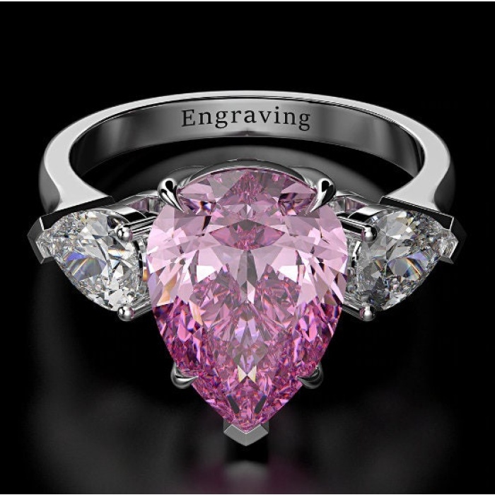 Ruby Ring, Pink Sapphire Ring, Sapphire Woman Ring, Sapphire Ring, Engagement and Wedding Ring, Luxury Ring, Luxury Ring, Pear Cut Ring | Save 33% - Rajasthan Living 5