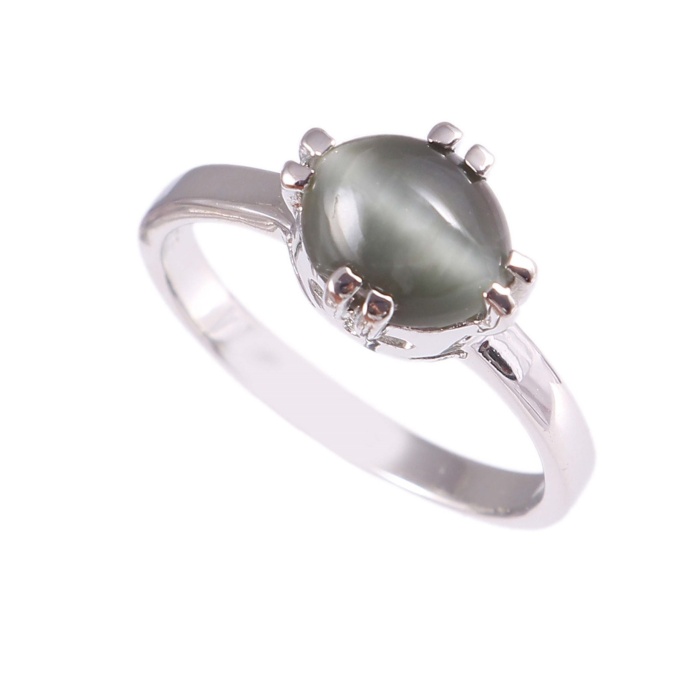 Natural Cats eye Ring, 925 Sterling Silver, Cats Eye Engagement Ring, Wedding Ring, Luxury Ring, Ring/Band, Oval Cabochon Ring | Save 33% - Rajasthan Living 7