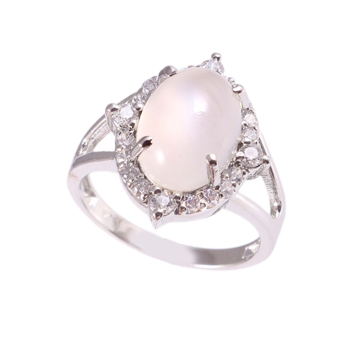 Natural Moonstone Ring, 925 Sterling Silver, Moonstone Engagement Ring, Wedding Ring, Luxury Ring, Ring/Band, Oval Cabution Ring | Save 33% - Rajasthan Living 7