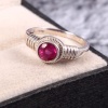 Natural Ruby Ring, 925 Sterling Silver, Ruby Engagement Ring, Ruby Ring, Ruby Wedding Ring, Ruby Luxury Ring, Ring/Band, Ovel Cut Ring | Save 33% - Rajasthan Living 9