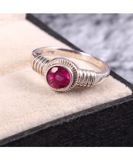 Natural Ruby Ring, 925 Sterling Silver, Ruby Engagement Ring, Ruby Ring, Ruby Wedding Ring, Ruby Luxury Ring, Ring/Band, Ovel Cut Ring | Save 33% - Rajasthan Living 3