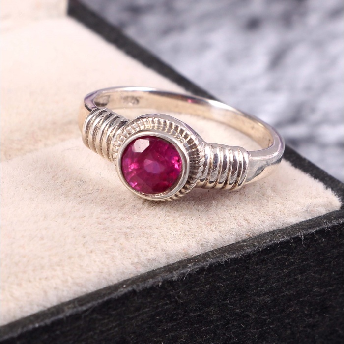 Natural Ruby Ring, 925 Sterling Silver, Ruby Engagement Ring, Ruby Ring, Ruby Wedding Ring, Ruby Luxury Ring, Ring/Band, Ovel Cut Ring | Save 33% - Rajasthan Living 6