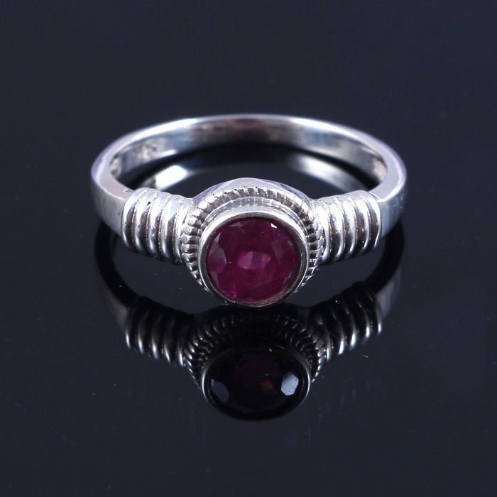 Natural Ruby Ring, 925 Sterling Silver, Ruby Engagement Ring, Ruby Ring, Ruby Wedding Ring, Ruby Luxury Ring, Ring/Band, Ovel Cut Ring | Save 33% - Rajasthan Living 5