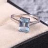 Natural Aquamarine Ring, 925 Sterling Silver, Aquamarine Ring, Engagement Ring, Wedding Ring, Luxury Ring, Ring/Band, Emerald Cut Ring | Save 33% - Rajasthan Living 9