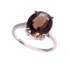 Natural Smoky Quartz Ring, 925 Sterling Silver, Smoky Quartz Engagement Ring, Wedding Ring, Luxury Ring, Ring/Band, Oval Cut Ring | Save 33% - Rajasthan Living 10