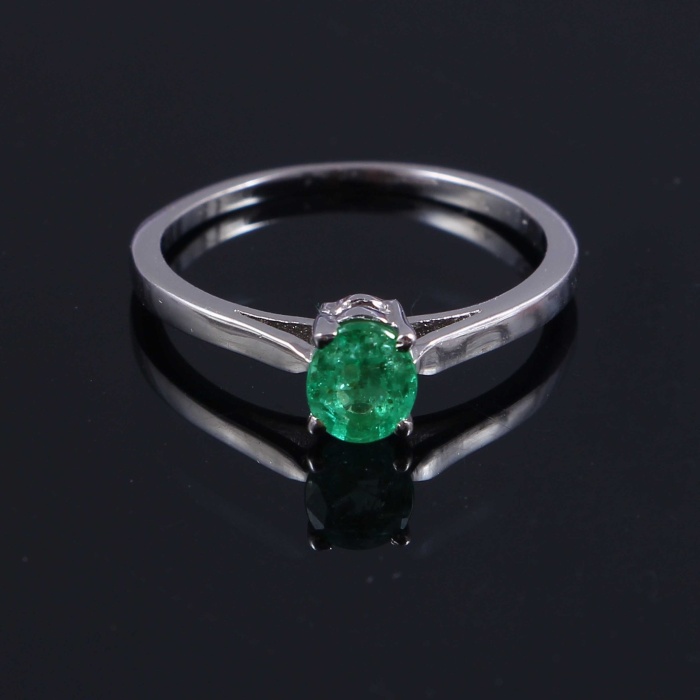 Natural Emerald Woman Ring, 925 Sterling Silver, Emerald Ring,  Emerald Statement Ring, Emerald Engagement and Wedding Ring, Oval Cut Ring | Save 33% - Rajasthan Living 5