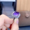 Natural Amethyst Ring, 925 Sterling Silver, Amethyst Engagement Ring, Amethyst Ring, Wedding Ring, Luxury Ring, Ring/Band, Princess Cut Ring | Save 33% - Rajasthan Living 12