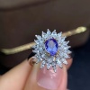 Natural Tanzanite Ring, 925 Sterling Sliver Engagement Ring, Tanzanite Ring, Wedding Ring, luxury Ring, soliture Ring, Oval cut Ring | Save 33% - Rajasthan Living 10