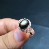 Natural Black Star Sapphire Ring,925 Sterling Sliver,Engagement Ring,Wedding Ring, luxury Ring, solitaire Ring, Oval Cabochon Ring | Save 33% - Rajasthan Living 11