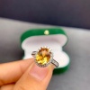 Natural Citrine Jewellery Set, Engagement Ring, Citrine Pendent, Woman Pendant, Pendant Necklace, Luxury Pendent, Oval Stone Pendent | Save 33% - Rajasthan Living 15