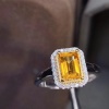 Natural Citrine Ring, 925 Sterling Sliver, Citrine Engagement Ring, Citrine Wedding Ring, luxury Ring, Ring/Band, Citrine Emerald cut Ring | Save 33% - Rajasthan Living 15