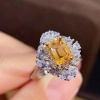 Natural Citrine Ring, 925 Sterling Sliver, Citrine Engagement Ring, Citrine Wedding Ring, luxury Ring, Ring/Band, Citrine Emerald cut Ring | Save 33% - Rajasthan Living 10