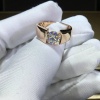 Moissanite Ring, 18k Gold, Moissanite Ring, Engagement Ring, Wedding Ring, Men Ring, Luxury Ring, Ring/Band, Round Cut Ring | Save 33% - Rajasthan Living 17