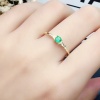 Natural Emerald & Cubic Zirconia Woman Ring, 925 Sterling Silver, Emerald Ring, Statement Ring, Engagement and Wedding Ring | Save 33% - Rajasthan Living 13