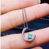 Natural Emerald Pendant, Engagement Pendent, Emerald Silver Pendent, Woman Pendant, Pendant Necklace, Luxury Pendent, Princess Cut Stone | Save 33% - Rajasthan Living 15