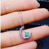 Natural Emerald Pendant, Engagement Pendent, Emerald Silver Pendent, Woman Pendant, Pendant Necklace, Luxury Pendent, Princess Cut Stone | Save 33% - Rajasthan Living 18