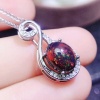 Natural Black Opal Pendant, Engagement Pendent, Black Opal Silver Pendent, Woman Pendant, Pendant Necklace, Luxury Pendent, Oval Pendent | Save 33% - Rajasthan Living 10