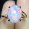 Natural Fire Opal Ring, 925 Sterling Silver, Engagement Ring, Wedding Ring, Luxury Ring, Ring/Band, Oval Opal Ring, Bridesmaids Gift | Save 33% - Rajasthan Living 11