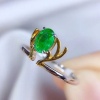 Natural Emerald Woman Ring, 925 Sterling Silver, Emerald Ring, Statement Ring, Engagement and Wedding Ring | Save 33% - Rajasthan Living 13