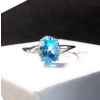 Natural Blue Topaz Ring, 925 Sterling Silver, Topaz Engagement Ring, Topaz Ring, Wedding Ring, Topaz Luxury Ring, Ring/Band, Oval Cut Ring | Save 33% - Rajasthan Living 9