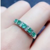 Natural Emerald & Cubic Zirconia Woman Ring, 925 Sterling Silver, Emerald Ring, Statement Ring, Engagement and Wedding Ring | Save 33% - Rajasthan Living 13