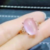 Natural Rose Quartz Ring, 925 Sterling Sliver, Rose Quartz Engagement Ring, Garnet Wedding Ring Garnet luxury Ring, Ring/Band, Oval Cabochon | Save 33% - Rajasthan Living 11