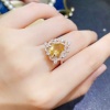 Natural Citrine Ring, 925 Sterling Sliver, Citrine Engagement Ring, Citrine Wedding Ring, luxury Ring, Ring/Band, Citrine Pear cut Ring | Save 33% - Rajasthan Living 13