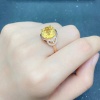 Natural Citrine Ring, 925 Sterling Sliver, Citrine Engagement Ring, Citrine Wedding Ring, luxury Ring, Ring/Band, Citrine Round cut Ring | Save 33% - Rajasthan Living 16