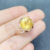 Natural Citrine Ring, 925 Sterling Sliver, Citrine Engagement Ring, Citrine Wedding Ring, luxury Ring, Ring/Band, Citrine Round cut Ring | Save 33% - Rajasthan Living 17