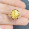 Natural Citrine Ring, 925 Sterling Sliver, Citrine Engagement Ring, Citrine Wedding Ring, luxury Ring, Ring/Band, Citrine Round cut Ring | Save 33% - Rajasthan Living 12