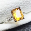 Natural Citrine Ring, 925 Sterling Sliver, Engagement Ring, Wedding Ring, luxury Ring, solitaire Ring, Emerald Cut Ring | Save 33% - Rajasthan Living 9