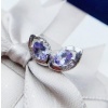 Natural Tanzanite Studs Earrings, 925 Sterling Silver, Tanzanite Studs Earrings, Tanzanite Earrings, Luxury Earrings, Oval Cut Earrings | Save 33% - Rajasthan Living 15