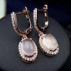 Natural Rose Quartz Drop Earrings, 925 Sterling Silver, Rose Quartz Drop Earrings, Rose Quartz Earrings, Luxury Earrings, Oval Cabochon | Save 33% - Rajasthan Living 12