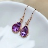 Natural Amethyst Drop Earrings, 925 Sterling SIlver Drop Earrings, Amethyst Earrings, Gold Earrings, Luxury Earrings, Pear Cut Earrings | Save 33% - Rajasthan Living 12