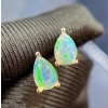 Natural Opal Studs Earrings, 925 Sterling Silver, Opal Studs Earrings, Earrings, Opal Earrings, Luxury Earrings, Pear Stone Earrings | Save 33% - Rajasthan Living 16