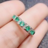 Natural Emerald & Cubic Zirconia Woman Ring, 925 Sterling Silver, Emerald Ring, Statement Ring, Engagement and Wedding Ring | Save 33% - Rajasthan Living 12