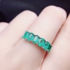 Natural Emerald & Cubic Zirconia Woman Ring, 925 Sterling Silver, Emerald Ring, Statement Ring, Engagement and Wedding Ring | Save 33% - Rajasthan Living 19