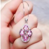 Natural Pink Topaz Pendant, Engagement Pink Topaz Silver Pendent, Woman Pendant, Pendant Necklace, Luxury Pendent, Pear Cut Stone Pendent | Save 33% - Rajasthan Living 13