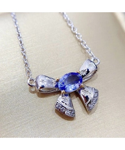 Natural Tanzanite Pendant, Engagement Pendent, Tanzanite Silver Pendent, Woman Pendant, Pendant Necklace, Luxury Pendent Oval Cut Pendent | Save 33% - Rajasthan Living